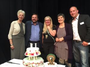 Some of the speakers celebrating 20 years of the Donegal Travellers Project (l to r) Anastasia Crickley, Padraig McLaughlin, Siobhan McLaughlin, Ronnie Fay and Hugh Friel.  