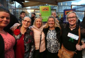 Lots of happy faces at Dáil Eireann ©Photo by Derek Speirs 