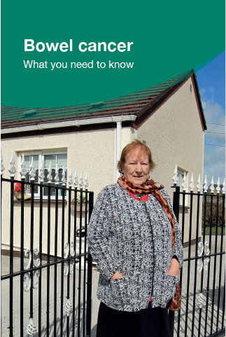 This image has an empty alt attribute; its file name is bowelcancerleaflet.png