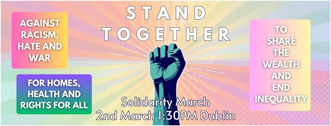 Pavee Point to attend ‘Solidarity March’ on Saturday 2nd March 2024