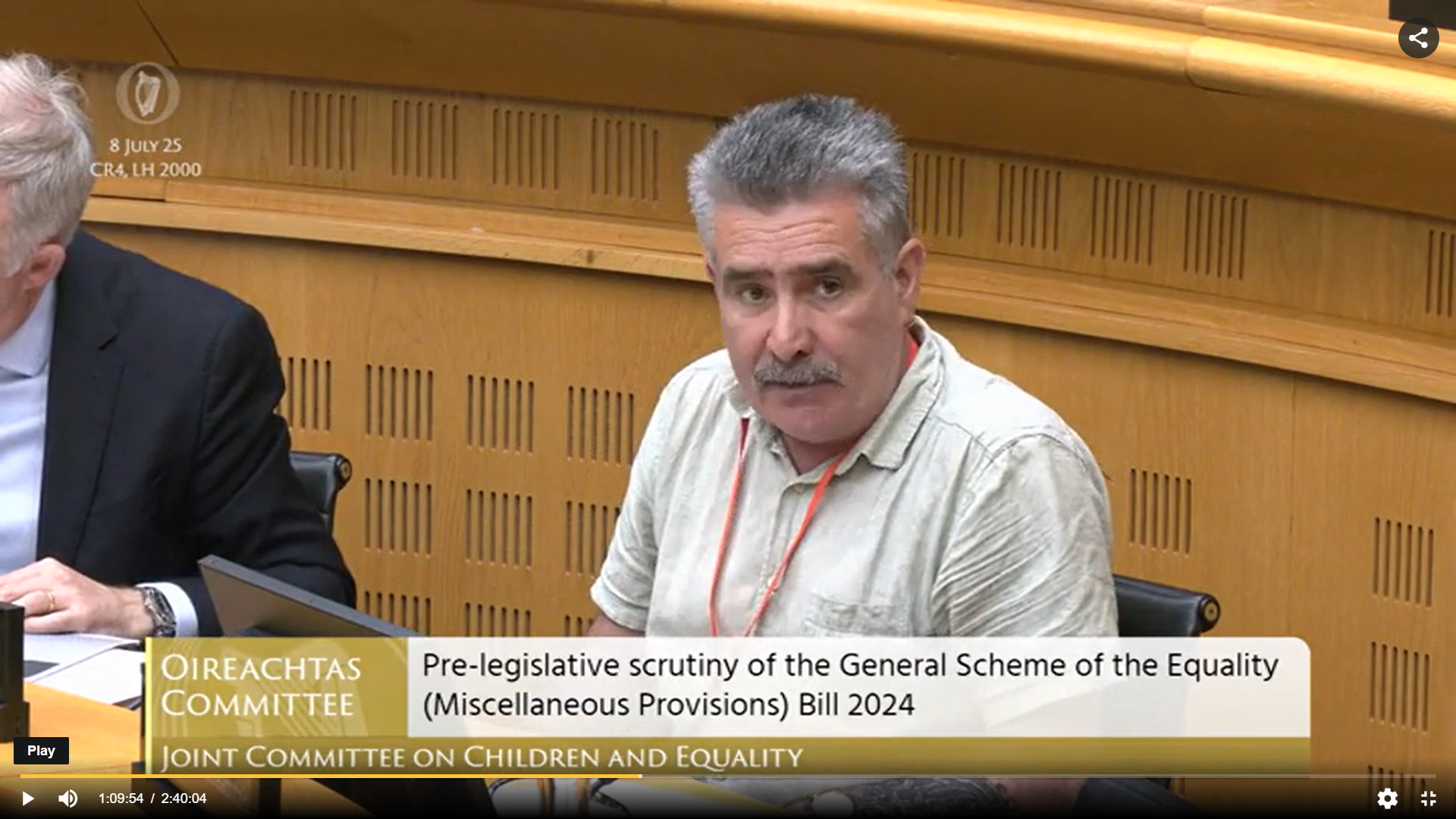 Pavee Point Presents on Proposed Changes to Equality Legislation